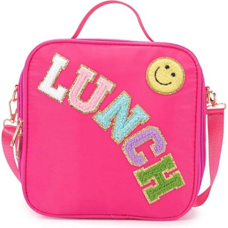 1 st Isolerad Lunchväska för Barn, Lunchväska för Pojkar Flickor, Isolerad Kylväska, Lunchväska för Kvinnor på Jobbet Röd