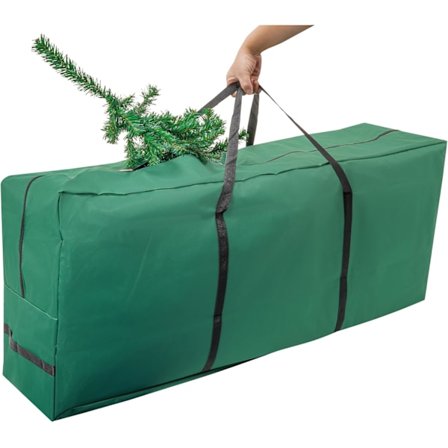 Opbevaringspose til juletræ - Kan rumme et 9 fods juletræ, grøn