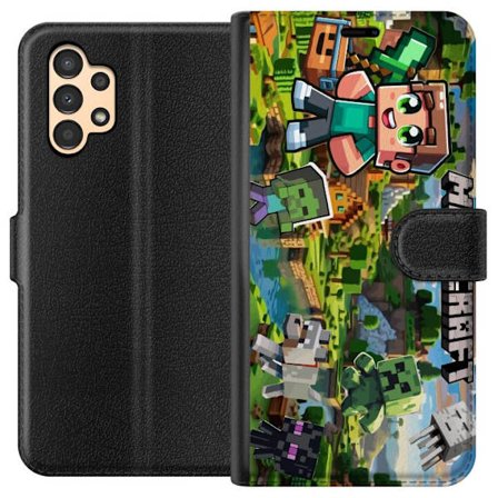 Kompatibelt Lommeboketui til Samsung Galaxy A13 Lady Gaga The Fame svartvit portrett med store solbriller i minimalistisk pop estetikk