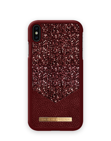 iPhone XS Max Hoesje, Glimmer Ruby, iDeal of Sweden