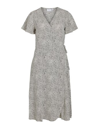 Vila | Vilovie S/S Wrap Midi Dress - Noos | 38