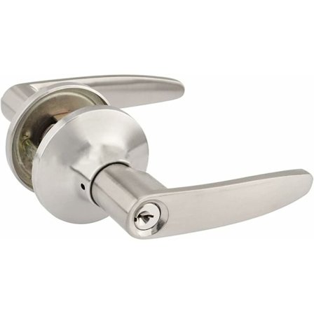 Tungt design indvendigt dørhåndtag, nøglelås, låsestørrelse 60/70mm,