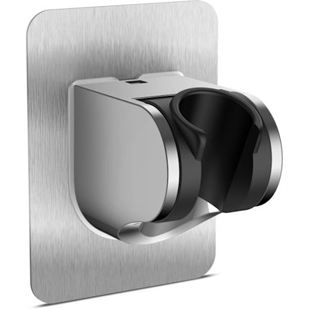 Dusjhodeholder Erstatning, Justerbar 3 Vinkel Dusjholder Feste, Sterkt Selvklebende Universal ABS Dusjfeste Veggmontering Krom