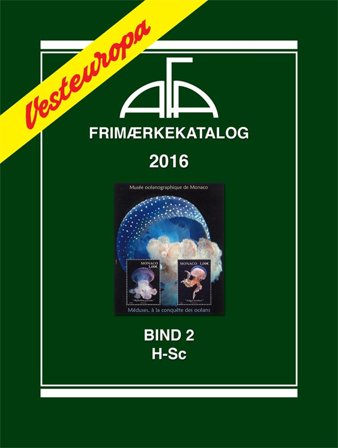AFA - Vesteuropa 2016 - Bind II (H-Sc) - Frimærkekatalog