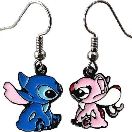 Stich Øreringe Ohana Betyder Familie Anime Tegneserie Øreringe Til Drenge Piger Og Kvinder WHByv