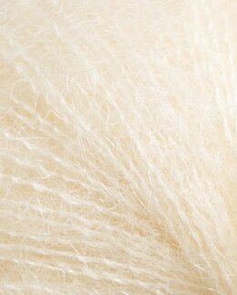Garn Fin Mohair Silke Lys gul - Järbo