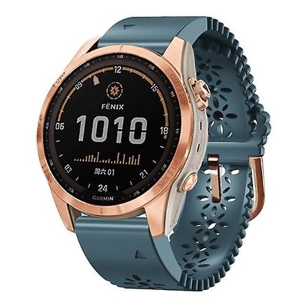 Til Garmin Fenix ​​7s / 6s / 5s Quick Release Lace Silikone Urbånd