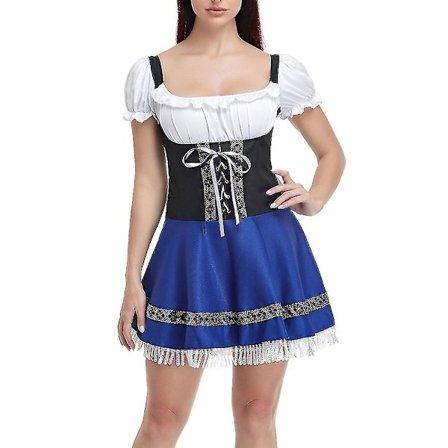 Naisten Oktoberfestin asu Aikuisen Dirndl Saksan perinteinen Baijerin olutfestivaali Fraulein Cosplay palvelijattaren mekkoasu -a