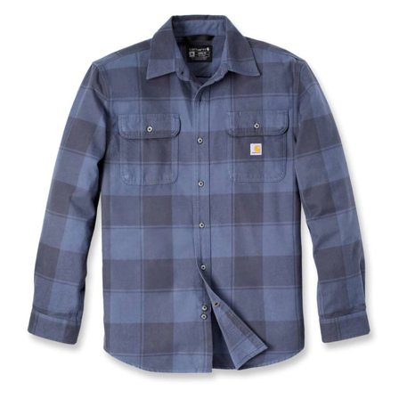 Carhartt 106356I26 Flanellskjorte blå Blå, Klær