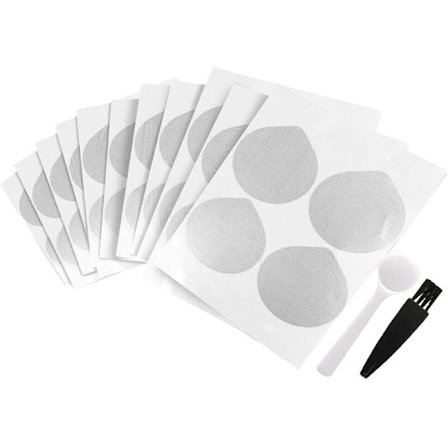 100 st Serie Aluminiumlock Aluminiumlock Packningar Aluminiumlock för Original Line Kapslar Kaffe Pods med Sked Borste