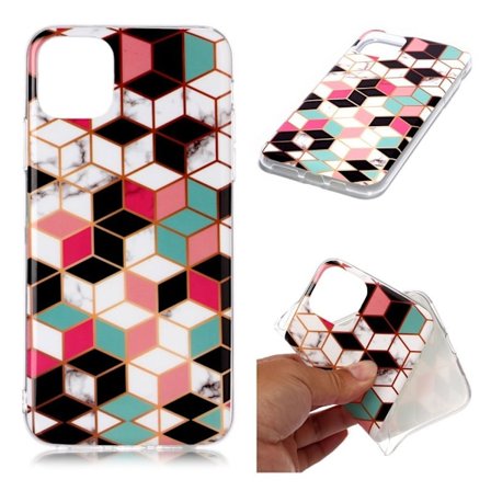 Marble iPhone 11 Pro Max kuoret - Värikäs Diamond Kuvio