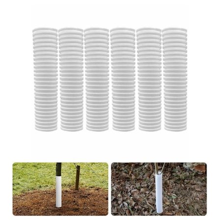 6 stk. stammebeskytter for plantefrøplanter mot gnagere, bar