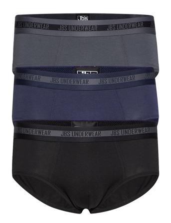 Jbs 3-Pack Fsc Brief Bamboo Underbukser Y-front Briefs Multi/mønstret JBS