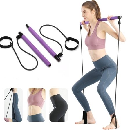 Justerbar Pilatesstang til Elastisk Styrketræning, Formning af Bagdel