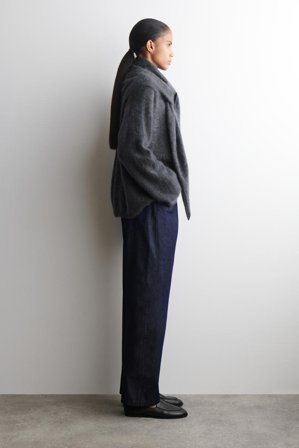 COS Women's Mocassini Classici In Pelle in Nero