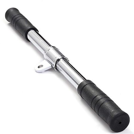 Pull Down Bar Gym Roterende Lige Stang til Kabelmaskine Tilbehør Træning Biceps Hjemme Gym Udstyr-Perfet