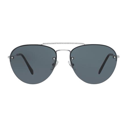 Miu Miu, Miu Miu Solbriller Mu 54Us 1Bc 1A159 Grijs, Dames, Maat:ONE Size