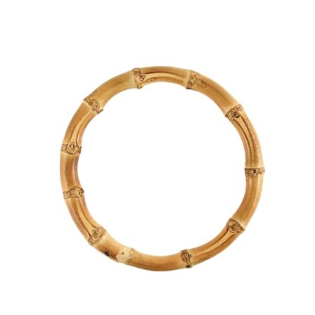 Bambulaukun kahvat Käsilaukun nauhakahva 12cm