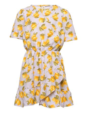 Nkffelina Ss Wrap Dress Dresses & Skirts Dresses Casual Dresses Short-sleeved Casual Dresses Multi/mønstret Name It