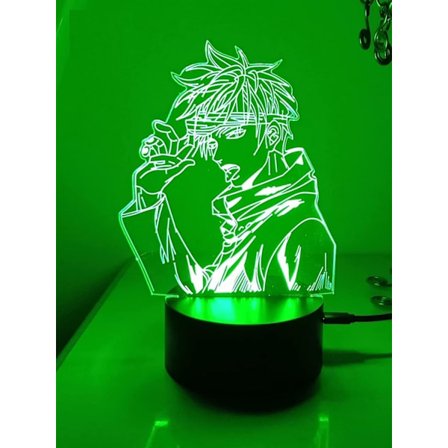 Jujutsu Kaisen Gojo 3D Illusion Nattlampa Smart Touch
