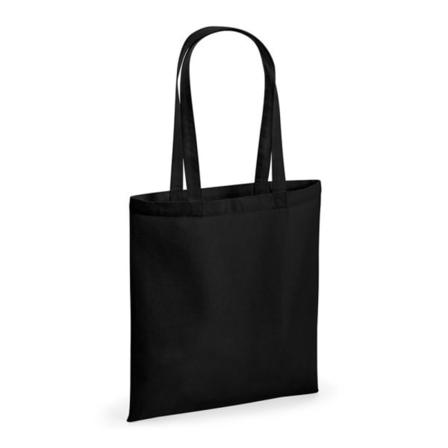 Puuvilla Återvunnen Tygväska Svart Black One Size