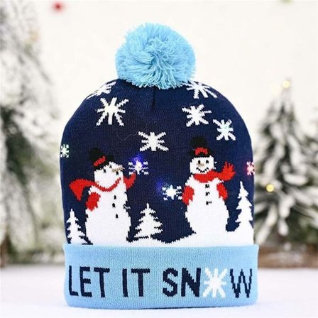 Julhattar med LED Light Up Beanie 6