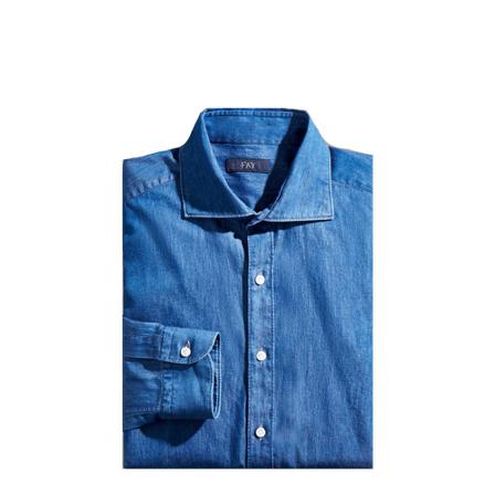Fay Shirt Blå, Herre Skjorter