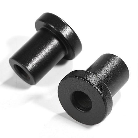 4 st Skjutdörrsbeslag Väggskena Distanser Kolstål Koppling Anslutningsanordning