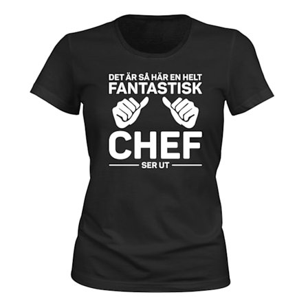 Fantastisk Chef - T-SHIRT - DAM