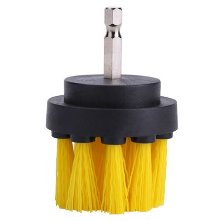 Porakoneella toimiva saumojen puhdistusharja PP-harjaksilla laattojen kylpyammeen WC:n puhdistustyökaluun