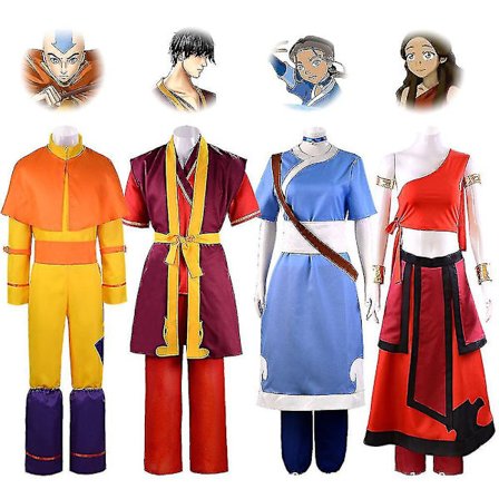 Descendinga-vatar Cos Costume The Last Airbender Zukkatara Bumianang Cosplay Costume