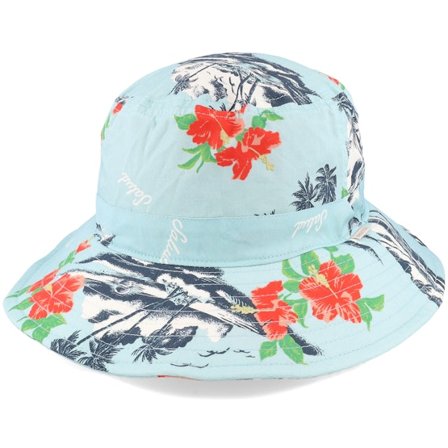 Brixton - Blue - bucket - Hat - Petra Packable Hat Canal Blue Bucket - Hatstore