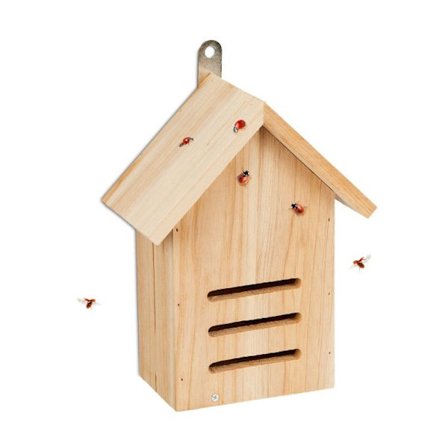 Nyckelpiga hus av gran