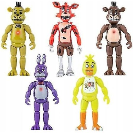 5 Pcs Five Nights At Freddy's Fnaf Figure Set
