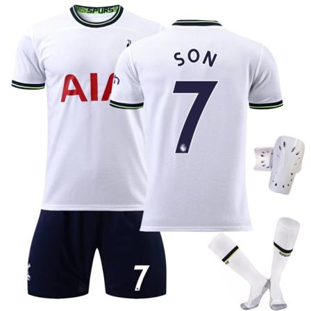 22-23 Tottenham Hotspur kotipaita nro 10 Kane nro 7 Son Heung-min peliasu jalkapalloasu ilmainen painatusnumero tavarat New Size 7 Socks & Gear #22