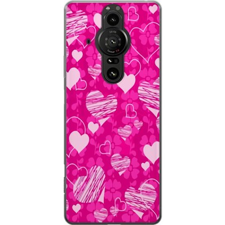 Yhteensopiva Puhelinkuori Sony Sony Xperia Pro-I PopSydänKuviointi