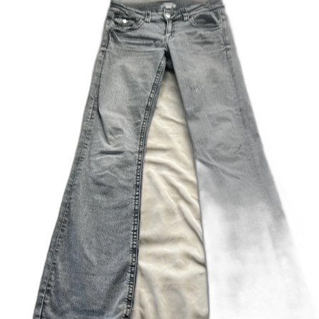 Grå bootcut jeans från Gina Tricot