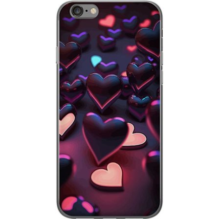 Kompatibelt Mobildeksel til Apple Apple iPhone 6 Midnattshjerter