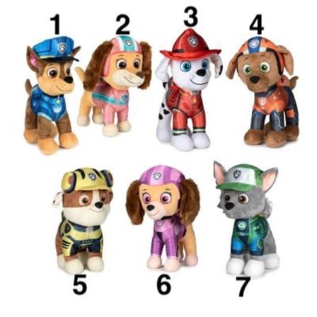 Leksaker Paw Patrol Gosedjur mjukisdjur Plush 20cm THE MOVIE Väl 2.Liberty Rosa 1.Chase Blå