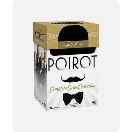 Agatha Christies Poirot Komplet Serie Sæson 1-13 engelsk version (DVD, 33-Disc Box Set)