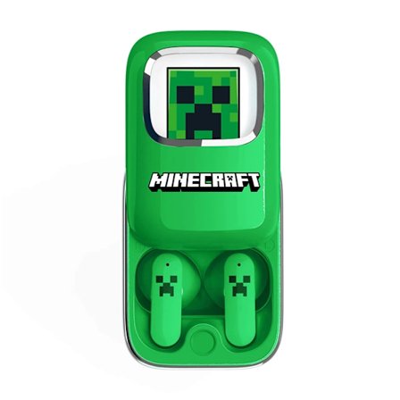 MINECRAFT TWS In-Ear Hovedtelefoner Slide - Grøn