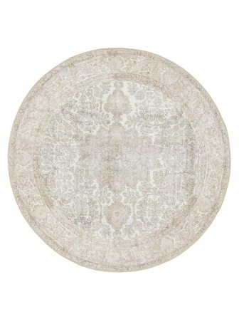 Lavable Piccolo Vintage Elena Tappeto - Greige Ø 150 In Stile Classico