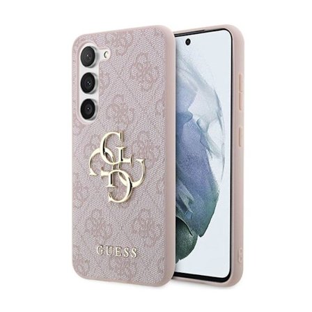 Telefonfodral - Guess - Samsung Galaxy A55 5G - Rosa - Saffiano - Stötskydd och repor