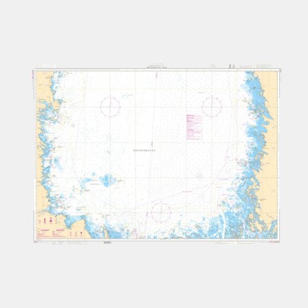 Carte littorale Sjöfartsverket 53 Bottenhavet, Sud (Édition 2022)