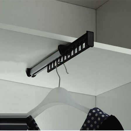 Tøjstativ Garderobe Garderobe Udtrækkelig Skydeophæng Frakke Ra