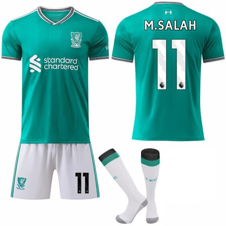 Liverpool FC 2025-2026 udebanesæt til børn og voksne, inklusive sokker - Perfekt