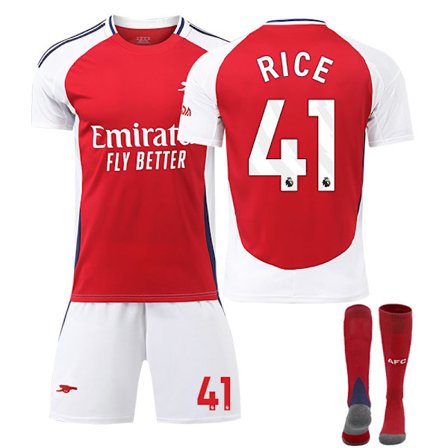 2425 Arsenal kotipaita RICE Jalkapallopuku A