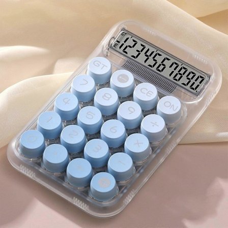 Vitenskapelig kalkulator 10 sifre Stor skjerm og knapper Klar stor LCD-skjerm Ideell for kontor, skole, hjem og forretningsbruk FLYE1735