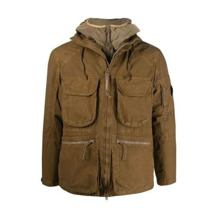 C.p. Company Jas , Bruin , Heren , Maat: M