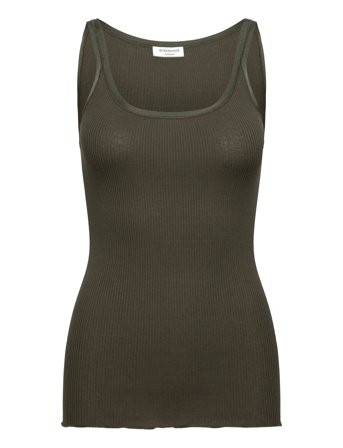 Rosemunde | Rwbelle Silk U-Neck Strap Elastic T | S